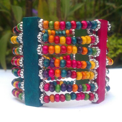 Fiesta stretch bracelet (also in pomegranate)