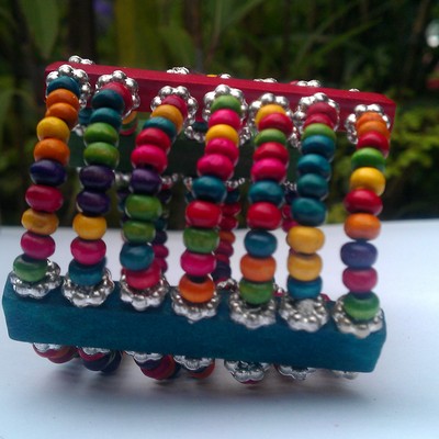 Fiesta stretch bracelet (also in pomegranate)