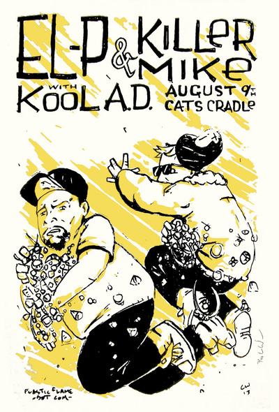 El-P and Killer Mike, Carrboro, NC 2013