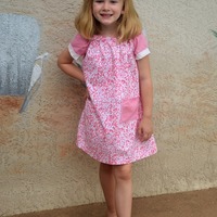 Peasant Dress- small (6m-2T) - Thumbnail 1