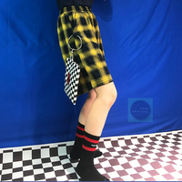 Free Shipping-90'S PLAID SHORTS - Thumbnail 1