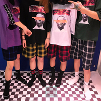 Free Shipping-90'S PLAID SHORTS - Thumbnail 2