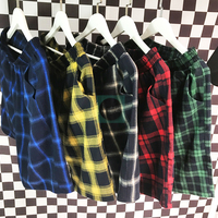 Free Shipping-90'S PLAID SHORTS - Thumbnail 3