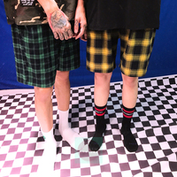 Free Shipping-90'S PLAID SHORTS - Thumbnail 4