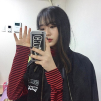 Free Shipping-CYBER PUNK HIGH NECK STRIPE SHIRT - Thumbnail 3