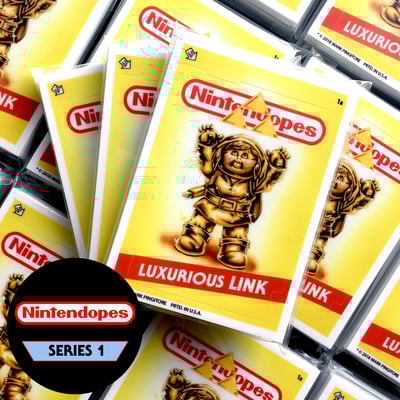 Nintendopes - series 1 die-cut sticker set