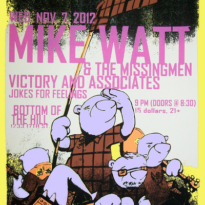 Mike watt, san francisco, 2012