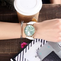 Classy Tropical Leaf Print Watches - Thumbnail 2