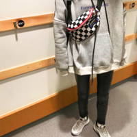 Free Shipping-90s CHECKER FANNY PACK - Thumbnail 3