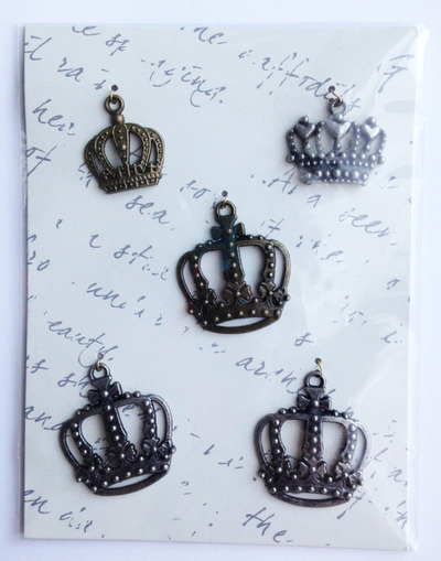 Michaels Crown Metal Embellishments 5pcs