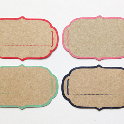 Mini jounaling cards 4pcs - 1 x 2"