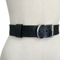 Signature Belt ( Black + Silver ) - Thumbnail 1