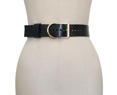 Signature Belt ( Black + Gold )