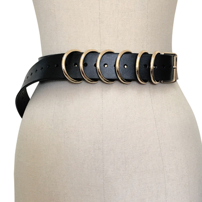 Lucy belt ( black + gold )