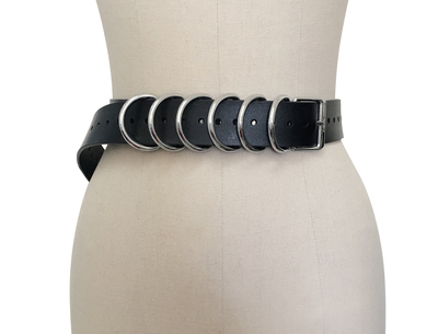 Lucy Belt ( Black + Silver )