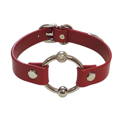 Anise choker ( red + silver )