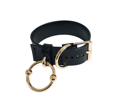 Sabrina Choker ( Black + Gold )