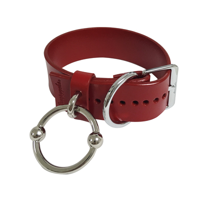 Sabrina choker ( red + silver )