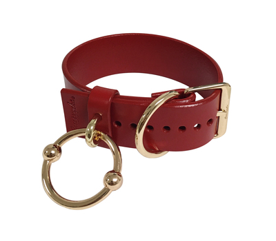 Sabrina Choker ( Red + Gold )
