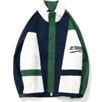 GHETTO COLOR BLOCK JACKET IN WHITE - Thumbnail 2