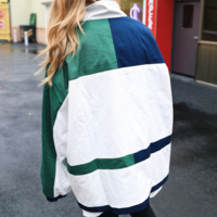 GHETTO COLOR BLOCK JACKET IN WHITE - Thumbnail 3