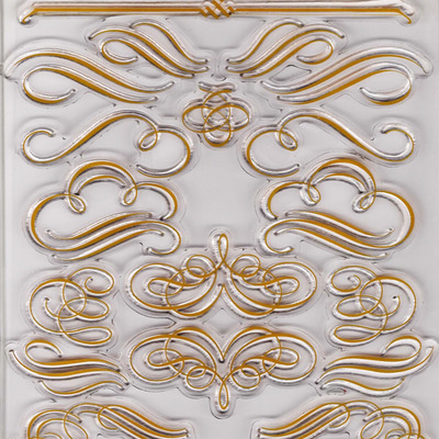 Martha stewart clear stamps flourish 5.5x7"