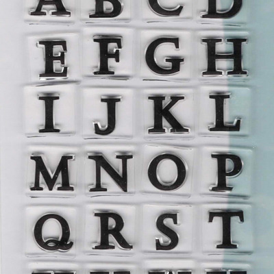 Ek success clear letter stamps 32pcs 4x7.5"