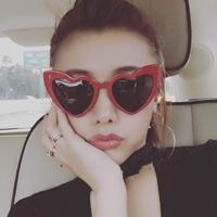Heart Cat Eye Sunglasses - Thumbnail 4