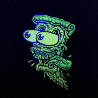 Pizza Face 2  "Black / White Full Glow" - Thumbnail 1