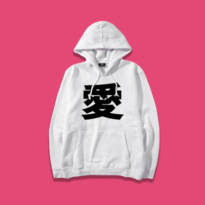 Love hoodie in white - Thumbnail 5