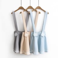 Harajuku's new embroidery cat sweet strap dress - Thumbnail 3