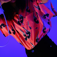 Free Shipping-CYBER GOTH GUNS SHIRT - Thumbnail 1