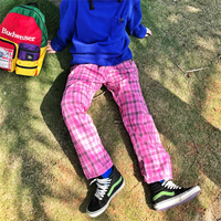 PINKY PLAID PANTS - Thumbnail 1