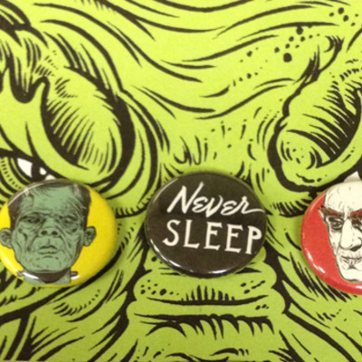 Button pack - monsters