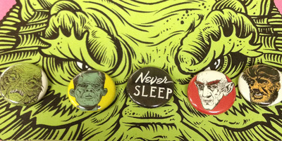 Button pack - monsters