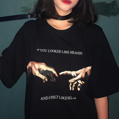 Free shipping-i felt like hell tee  - Thumbnail 4