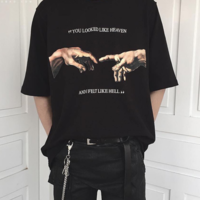 Free Shipping-I FELT LIKE HELL TEE  - Thumbnail 4