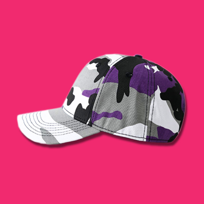 Free Shipping-PURPLE CAMO CAP