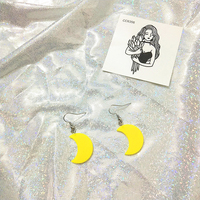 Free Shipping-MOON EARRINGS  - Thumbnail 1