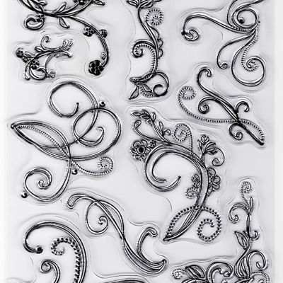 Stampology flourishes 10pcs 6x7.5"