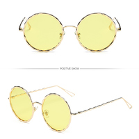 Stylish Round Fashion Sunglasses - Thumbnail 2