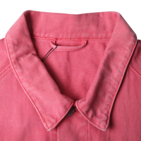 Free Shipping-VINTAGE PINKY DENIM JACKET - Thumbnail 2