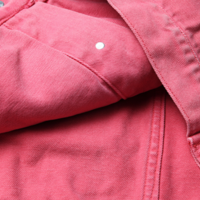 Free Shipping-VINTAGE PINKY DENIM JACKET - Thumbnail 3