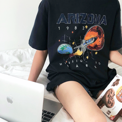 Free Shipping-MISSION TO MARS TEE