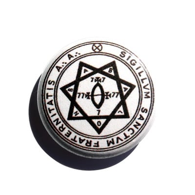 Thelemic aa sigil - 1" pinback button