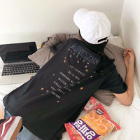 MISSION TO MARS Planet Printed Black Tee - Thumbnail 3