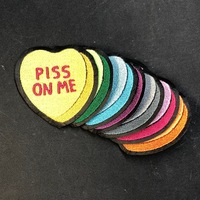 PISS ON ME conversation heart patch - Thumbnail 1