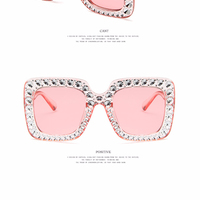 Gorgeous Luxury Crystal Frame Sunglasses - Thumbnail 1