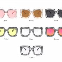 Gorgeous Luxury Crystal Frame Sunglasses - Thumbnail 2