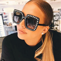 Gorgeous Luxury Crystal Frame Sunglasses - Thumbnail 3